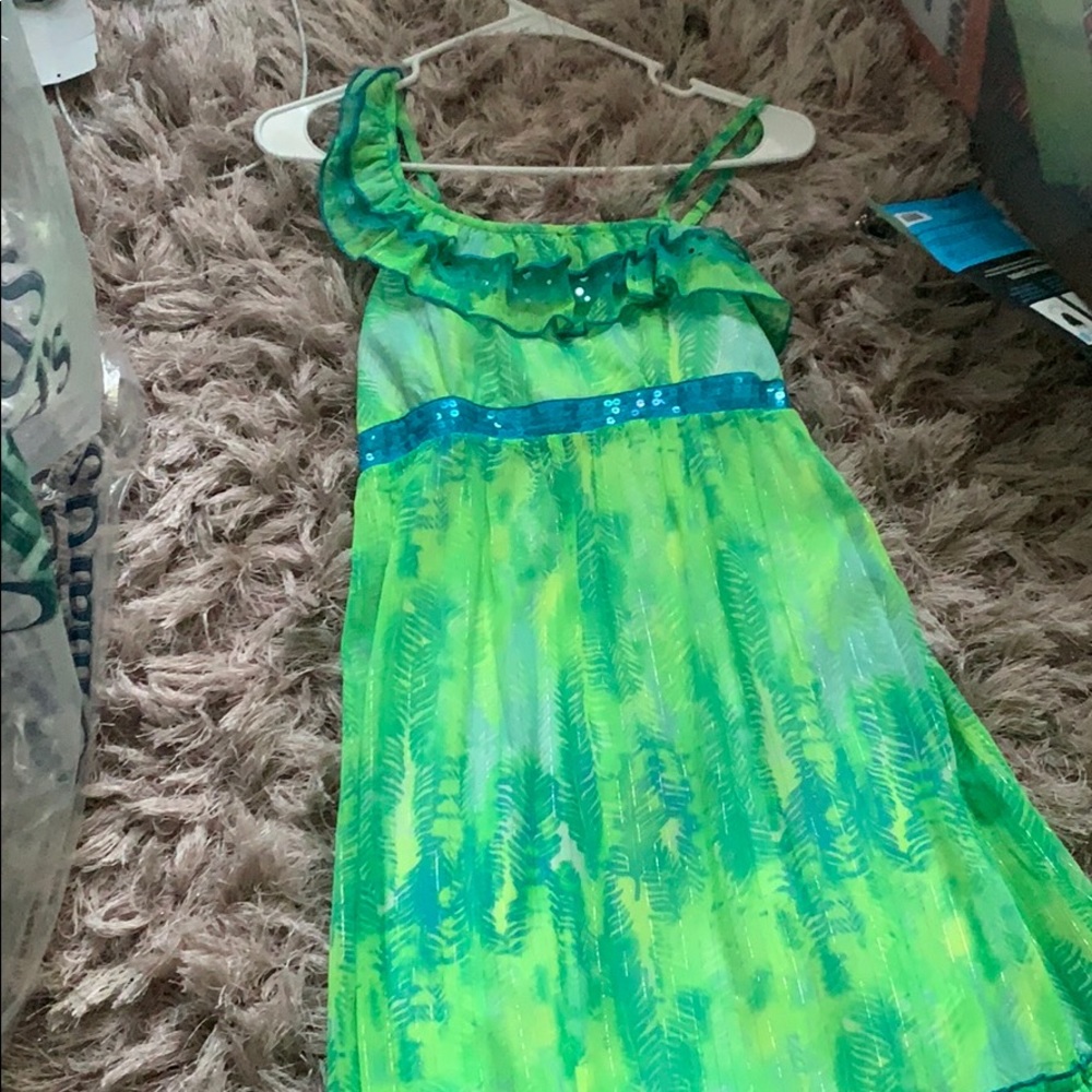 Floor length preteen gown